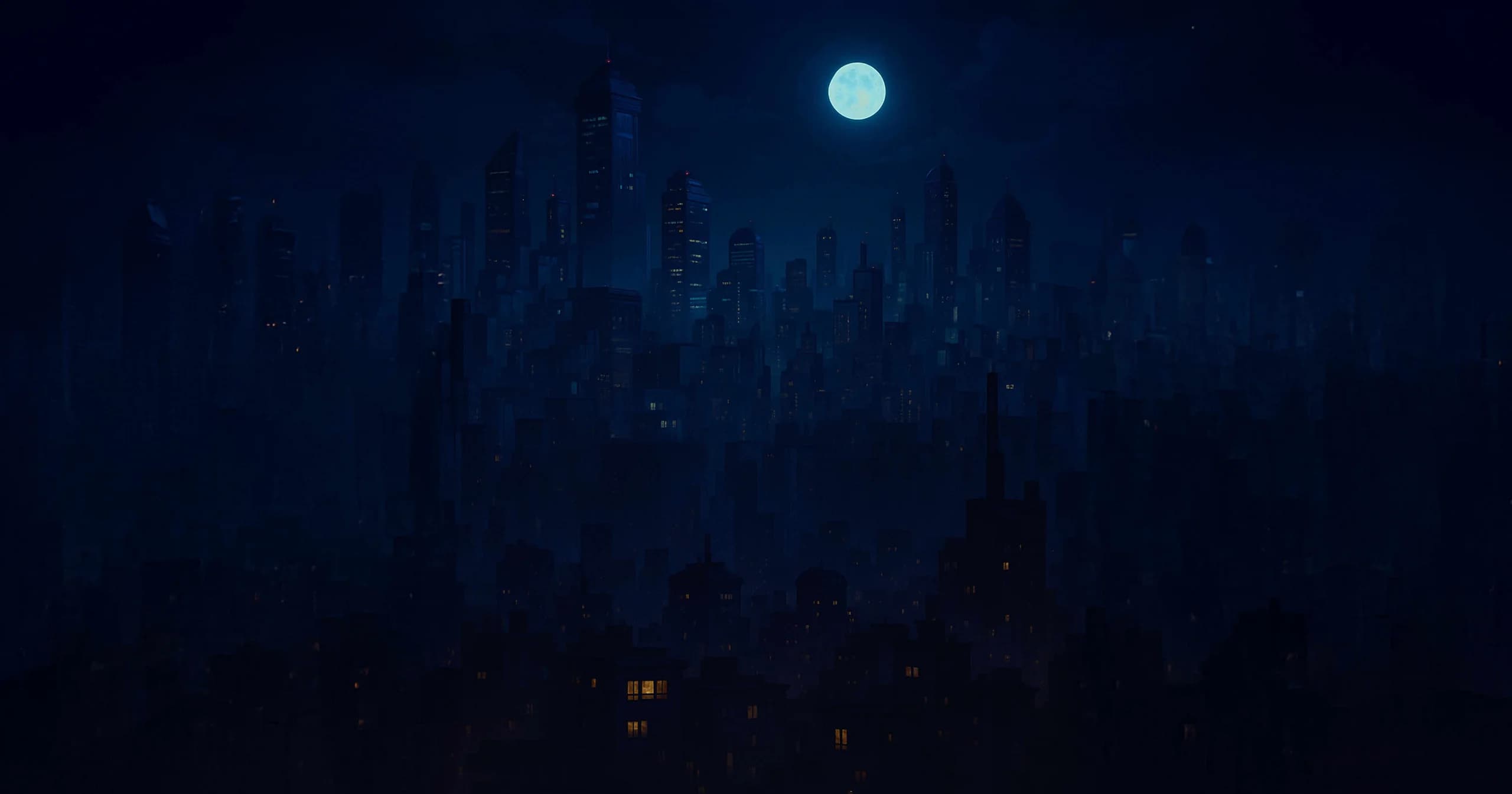 Dark City Background